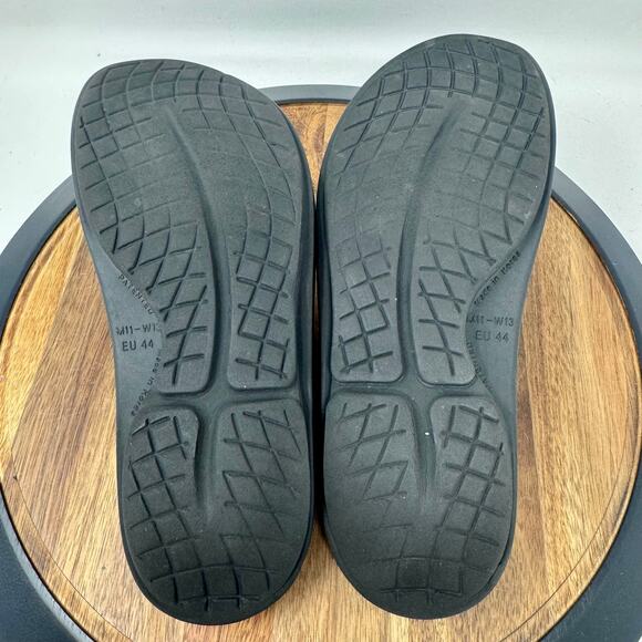 OOfos OOahh Black Recovery Slide Sandal Shoe Men's 11/Women's 13 - Picture 6 of 7